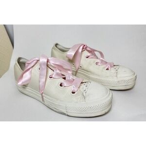 Converse Chuck Taylor All Star Lift Platform Marte Satin Ivory‎ A10301C-Size 10